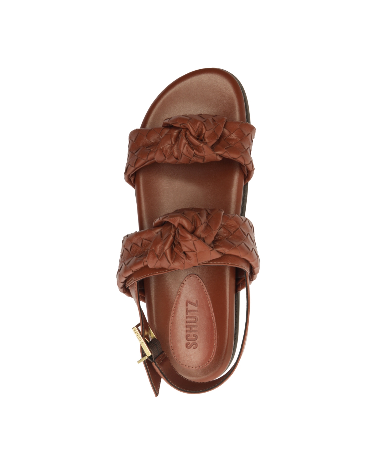 Shop Schutz Women's Kareena Knot Sporty Sandals In Brown