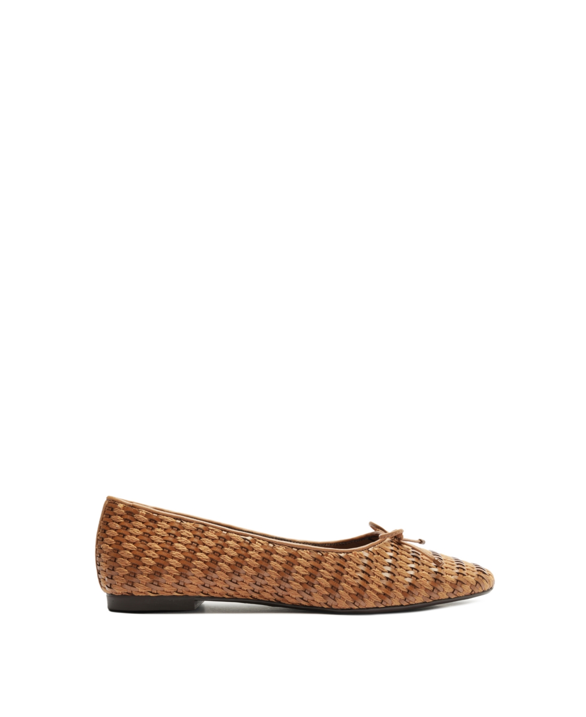 Shop Schutz Women's Arissa Straw Slip On Flats In Brown