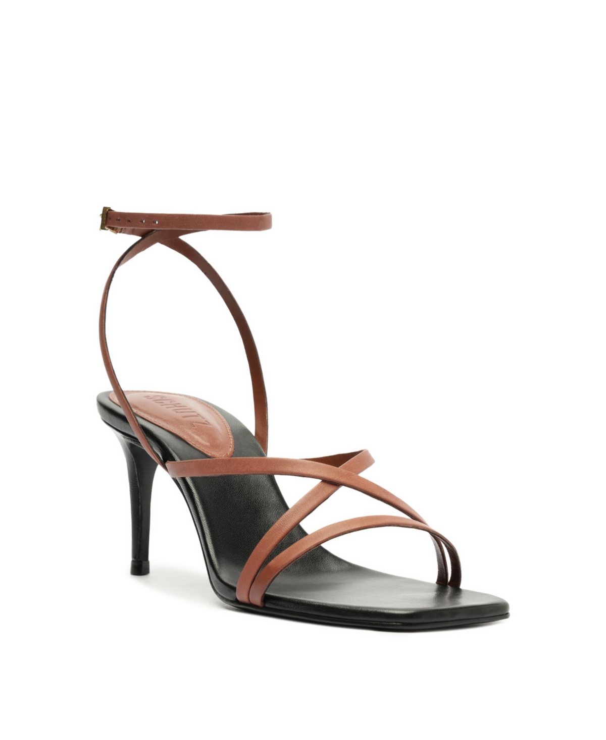 SCHUTZ WOMEN'S BARI MID HEEL SANDALS 