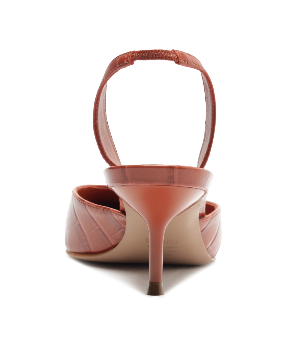 Shop Schutz Women's Paola Mid Heel Pumps In Orange