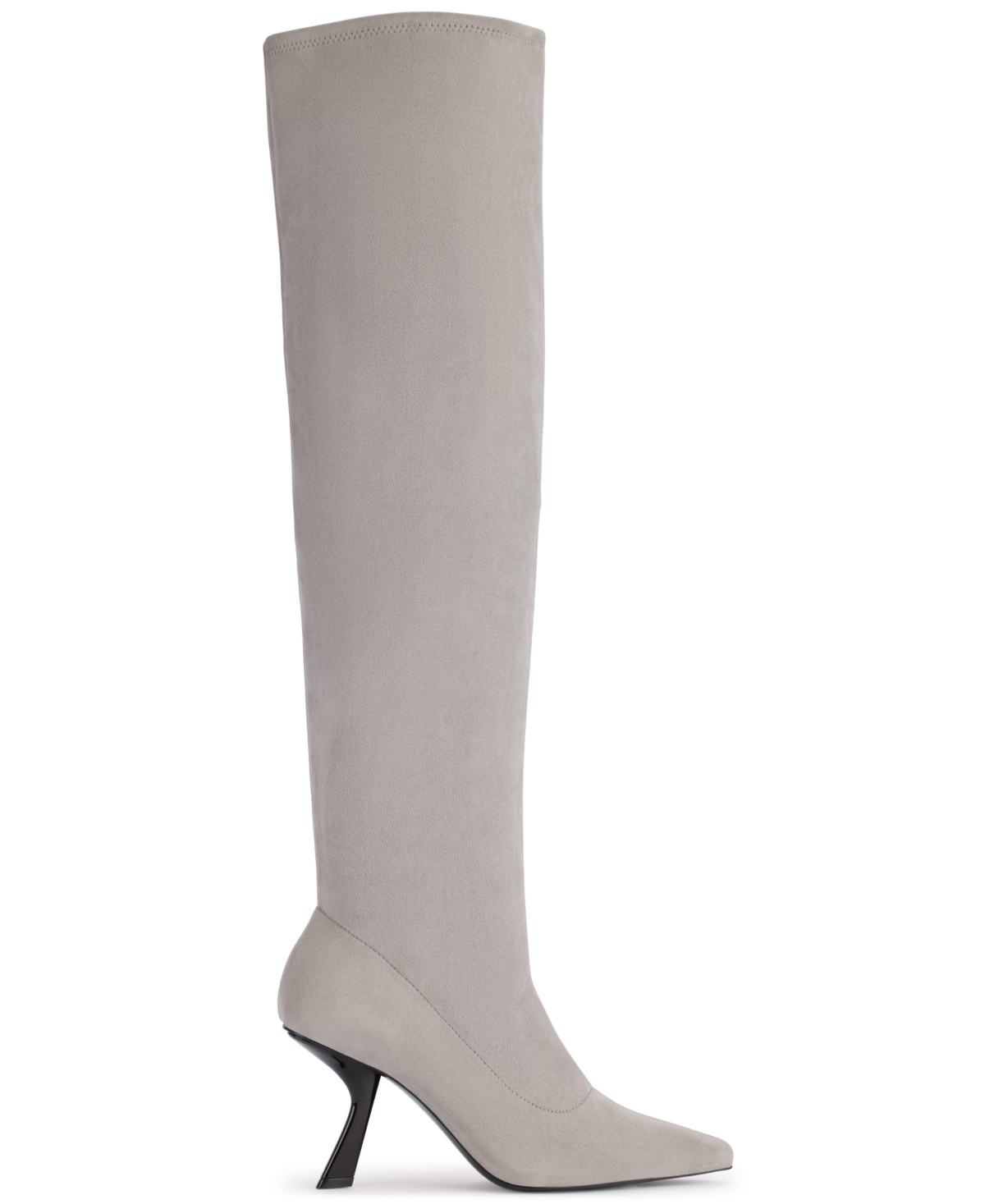 Karl Lagerfeld Women's Kian Pointed-toe Dress Boots In Gray