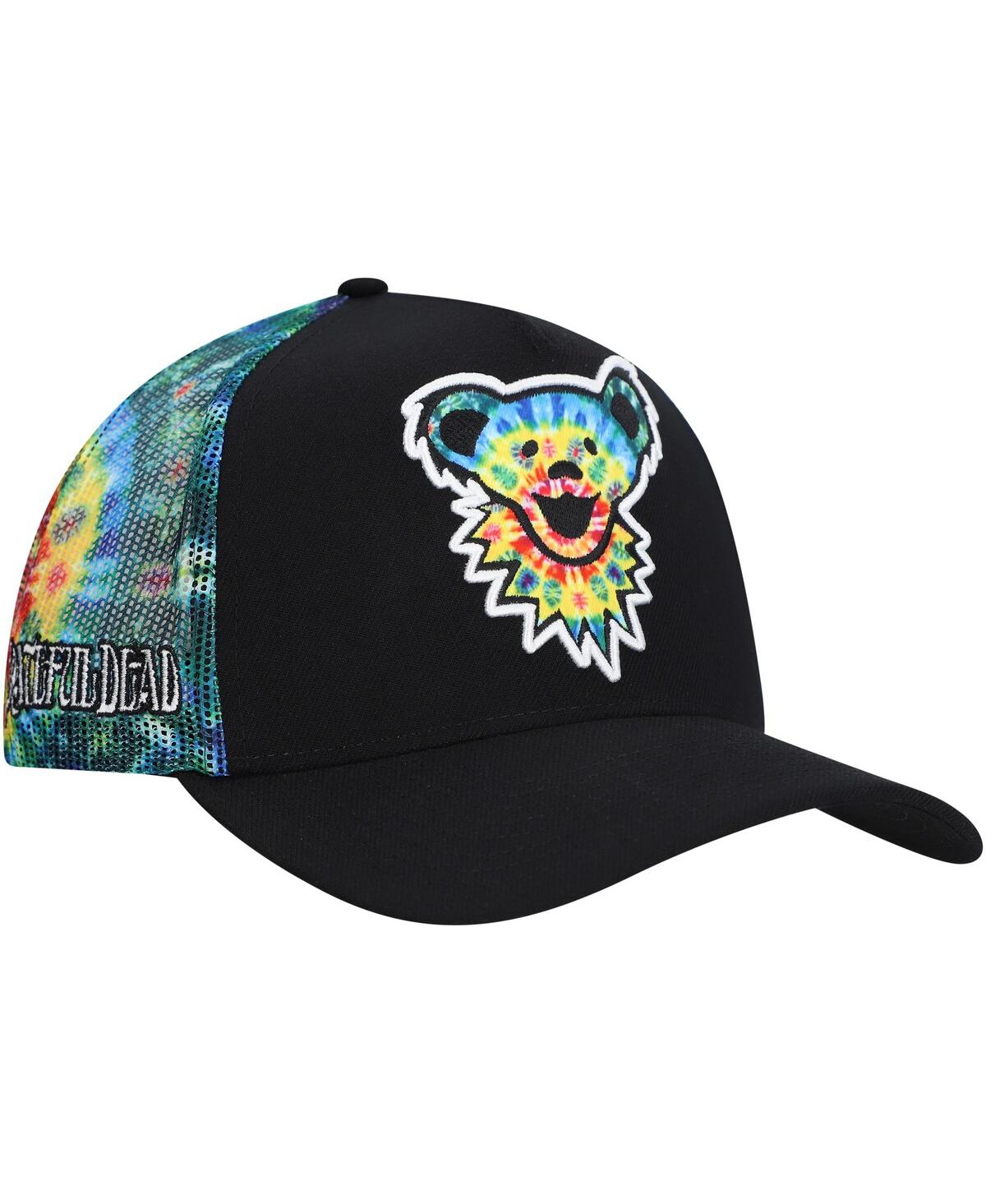 Lids Men'sThe Grateful Dead Bear A-Frame Trucker Adjustable Hat - Black