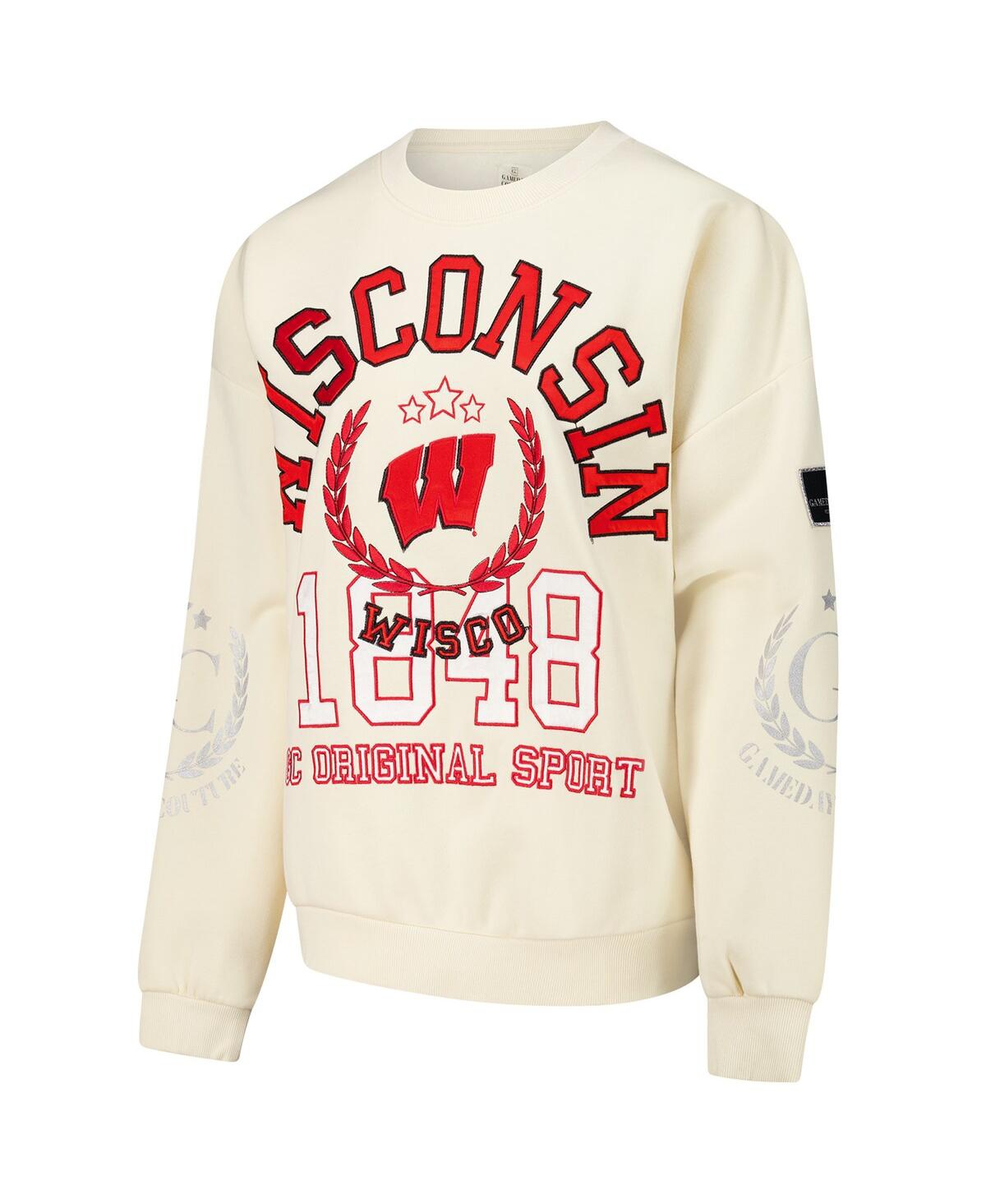 Gameday Couture Women'sWisconsin Badgers Slay Pullover Sweatshirt - Cream
