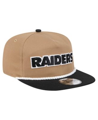 Men's Khaki/Black Las Vegas Raiders Desert Golfer Snapback Hat