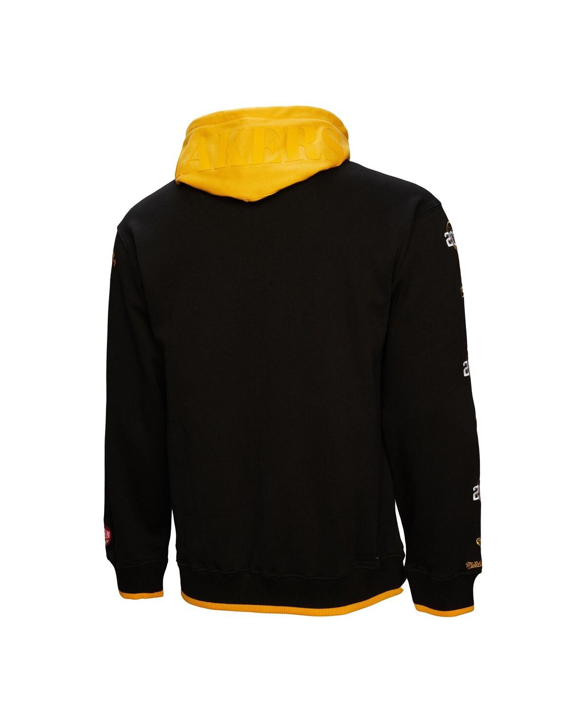 Mitchell & Ness Men'sLos Angeles Lakers Hardwood Classics Team Og 3.0 Pullover Hoodie - Black