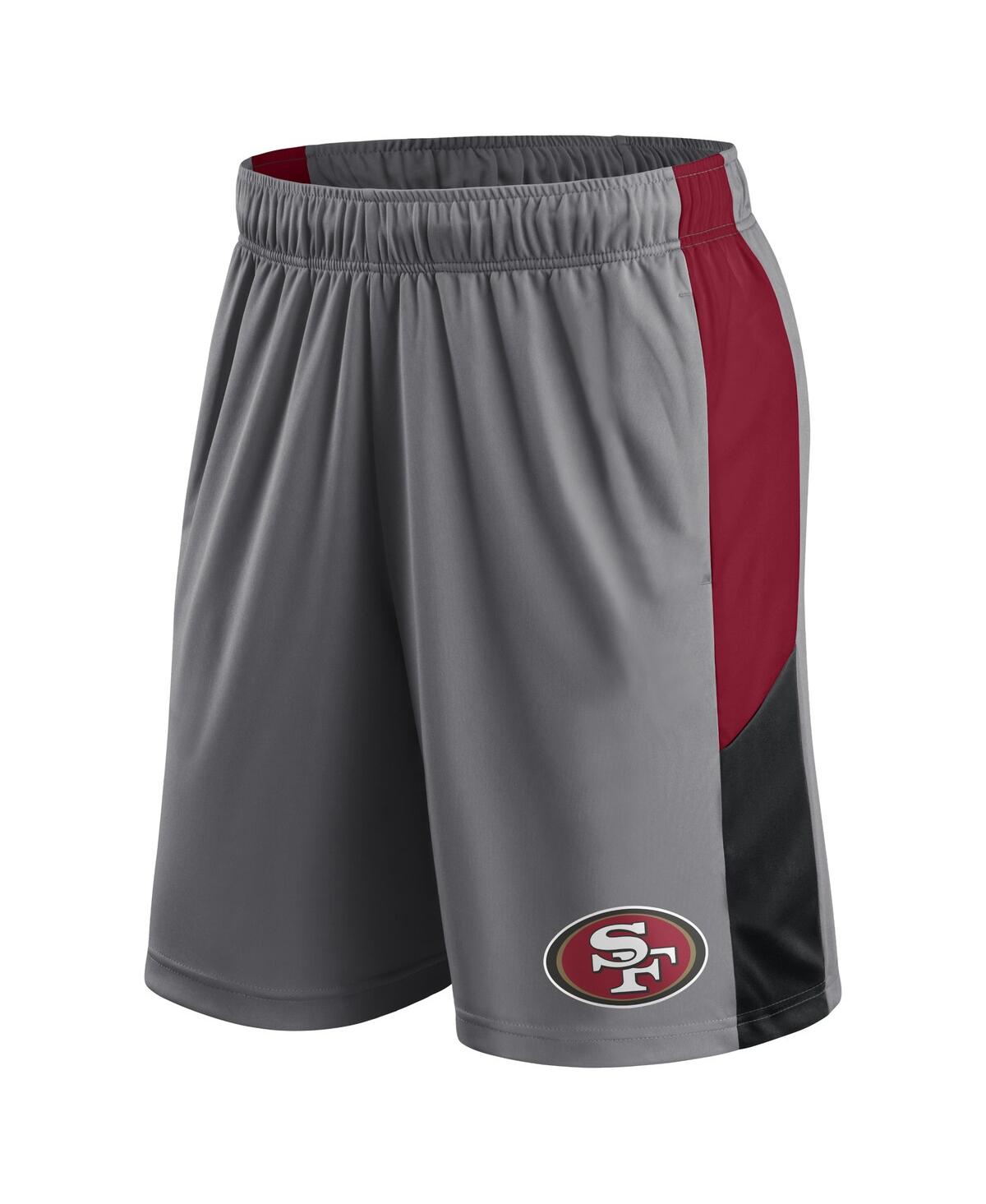 Fanatics Men'sSan Francisco 49ers Primary Logo Shorts - Gray
