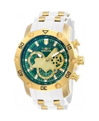 Men's 23422 Pro Diver Quartz Multifunction Green Dial Watch