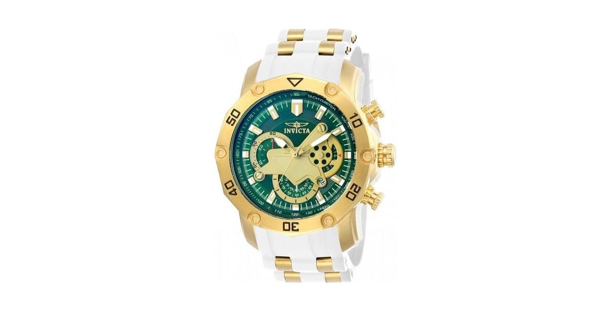 Invicta Men's 23422 Pro Diver Quartz Multifunction Green Dial Watch