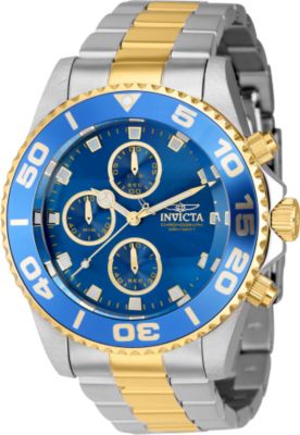 Men's 43408 Pro Diver  Quartz Chronograph Blue Dial Watch