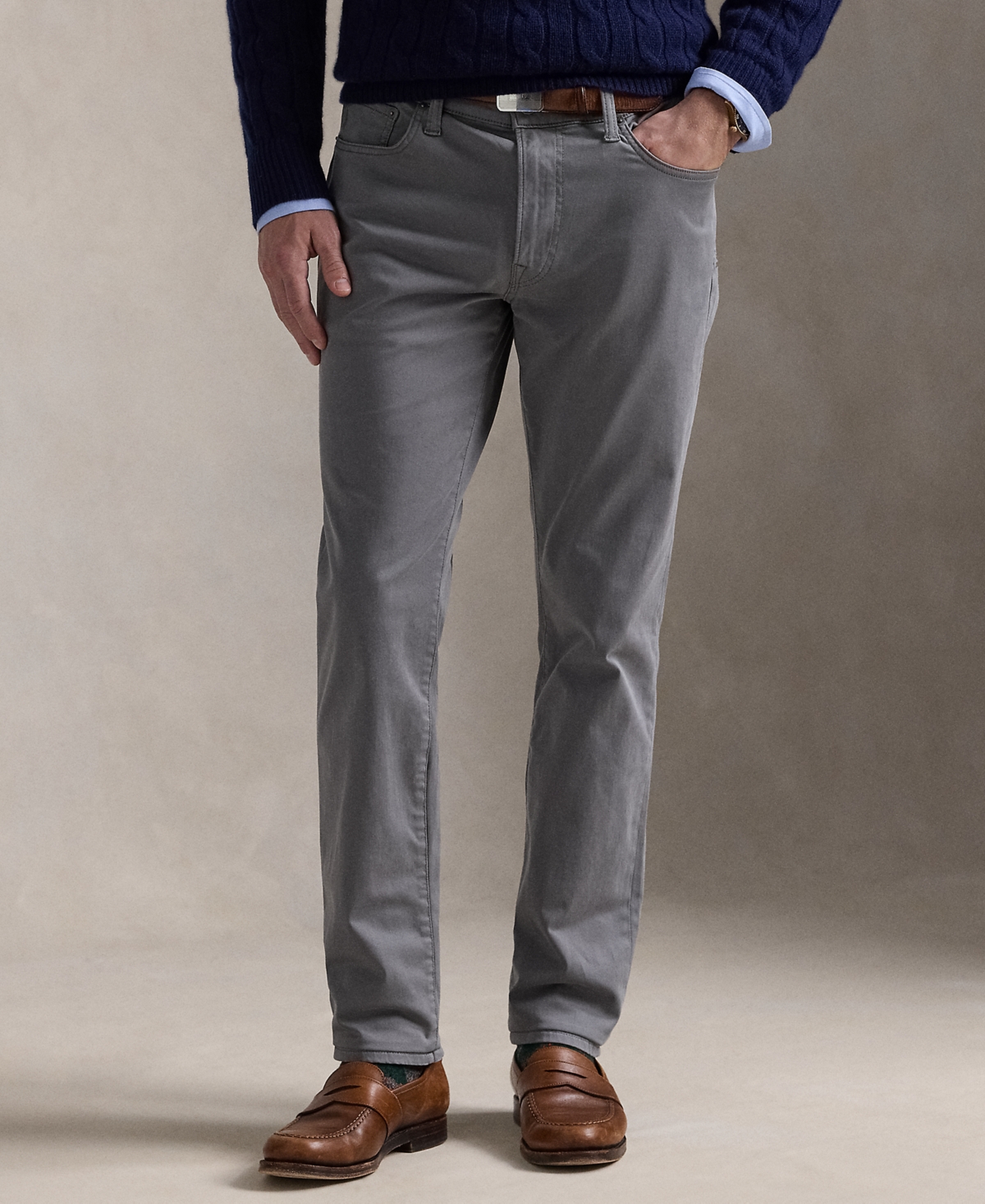 Polo Ralph Lauren Men's Varick Slim Straight Stretch Sateen Pants