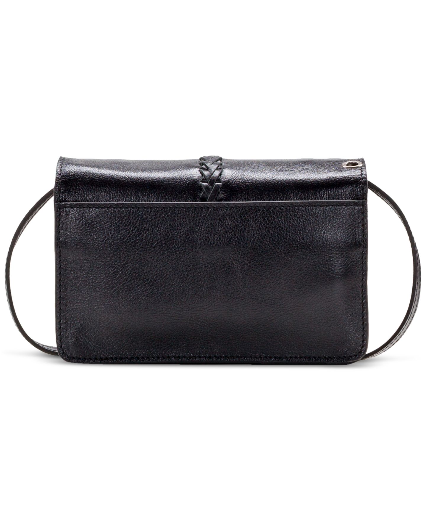 Женская сумка Patricia Nash Bianco Small Leather Crossbody Organizer, цвет: Чёрный / Серебряный — фото 3
