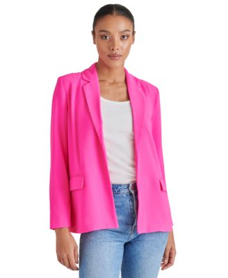 Macy's pink blazer hotsell