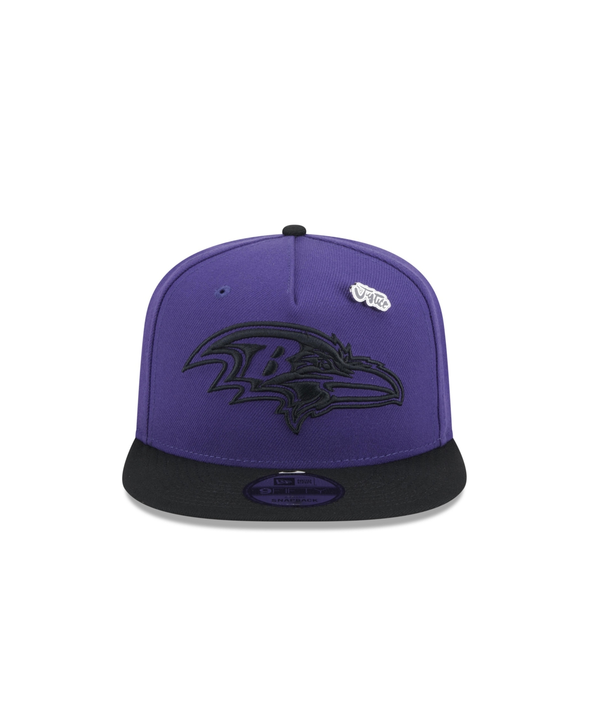 New Era Men'sBaltimore Ravens 2024 Inspire Change A-Frame 9FIFTY Snapback Hat - Purple, Black
