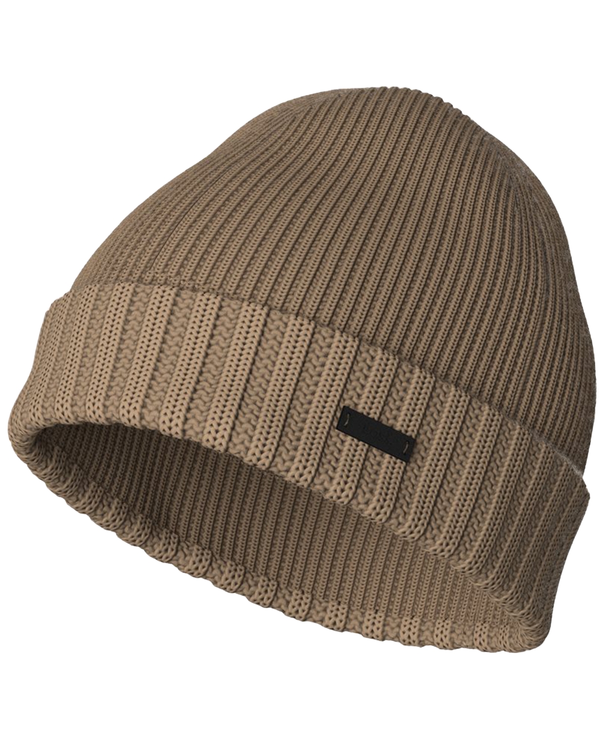 Hugo Boss Men's Fati Wool Knit Cuffed Beanie Cap In Open Rd