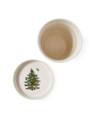 Christmas Tree Polka Dot Wine Cooler & Coaster Set
