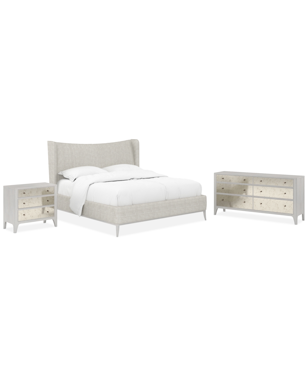 Macy's Mezzanine 3-pc. Bedroom Set (king Bed, Dresser & Nightstand) In No Color