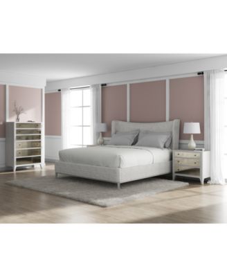 Macy's Mezzanine Bedroom Collection In Light Grey
