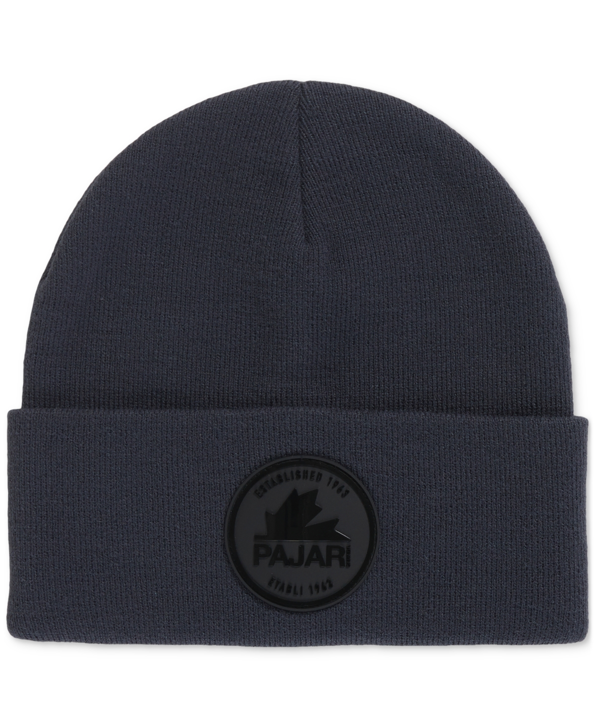 Pajar Unisex Bayshore Solid-Color Logo Cuffed Beanie Hat