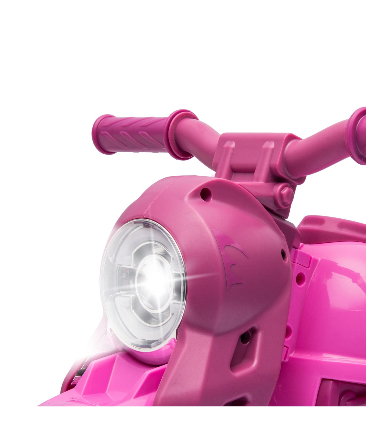 Qaba Ride on Motorcycle, 6V Ride on Bubble Car w/ Music