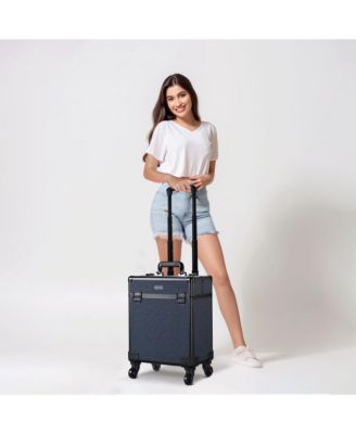 Rolling Makeup Train Case Cosmetic Trolley Organizer Rococo