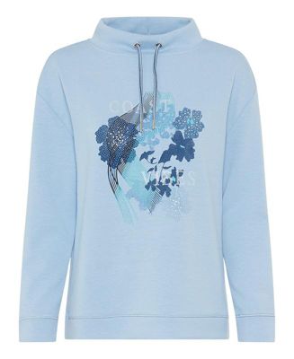 Olsen Womens Scuba Jersey Placement Print Top 22590₽