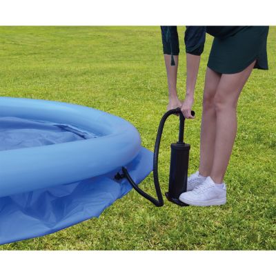 8 Ft x 25" Prompt Set Inflatable Outdoor Backyard Swimming Pool, Blue