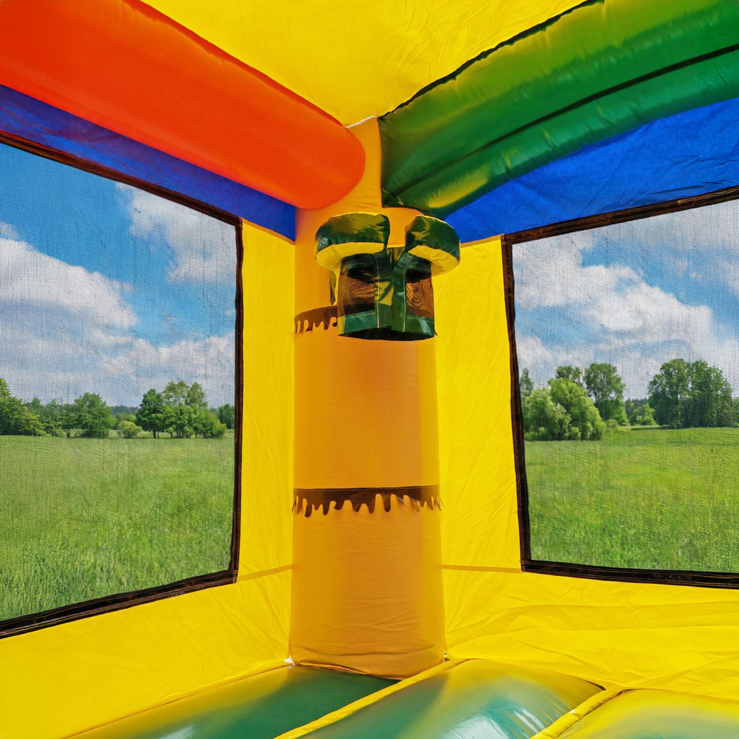 Детская игрушка HERO Kiddo HeroKiddo Tropical Breeze Commercial Grade Inflatable Bounce House & Water Slide Combo (No Blower, No Stakes), цвет: Open Miscellaneous — фото 2
