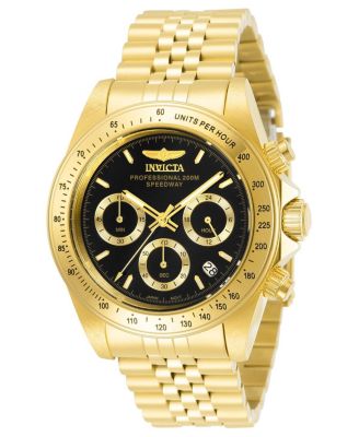 Men's 31001 Speedway Quartz Chronograph Black Dial Watch