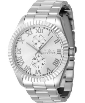 Men's 47421 Specialty Quartz Multifunction Silver Dial Watch
