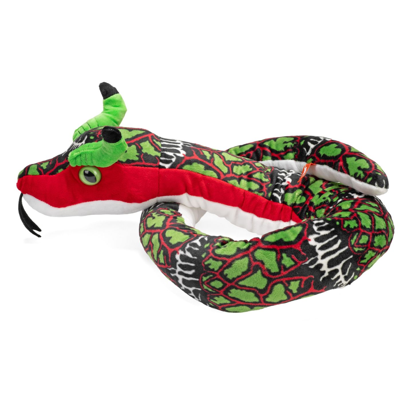 Детская мягкая игрушка Wild Republic Dragonbone 54" Plush Snake — фото 3