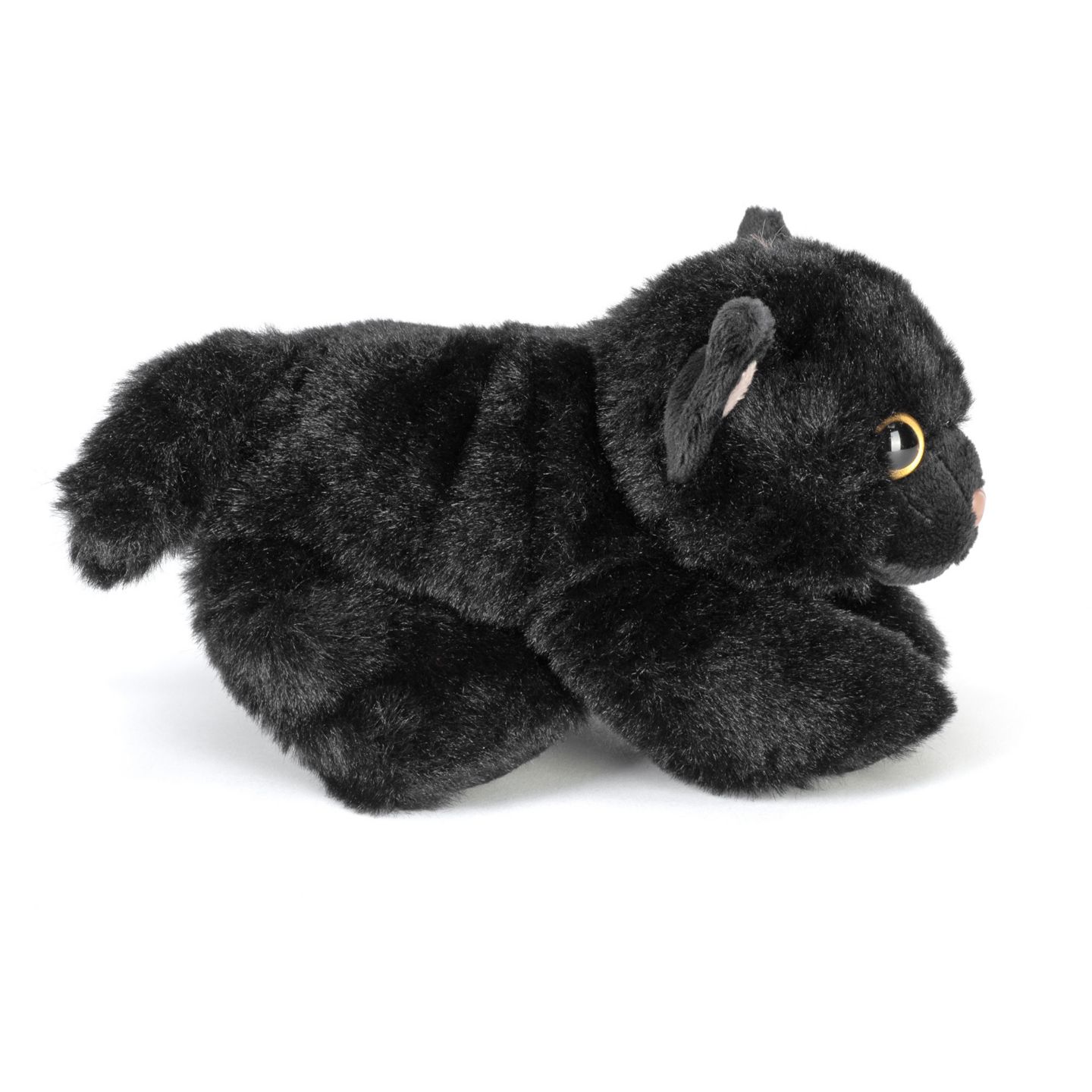 Детская мягкая игрушка Wild Republic Hug'ems Black Cat Stuffed Animal, 7 Inches, цвет: Open Miscellaneous — фото 3