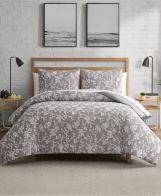 CLOSEOUT! Fiora Floral 3-Pc. Duvet Cover Set, King