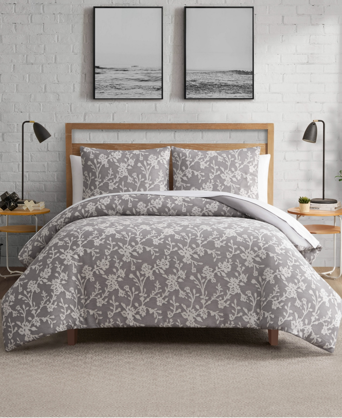 Shop Lucky Brand Fiora Floral 3-pc. Duvet Cover Set, King