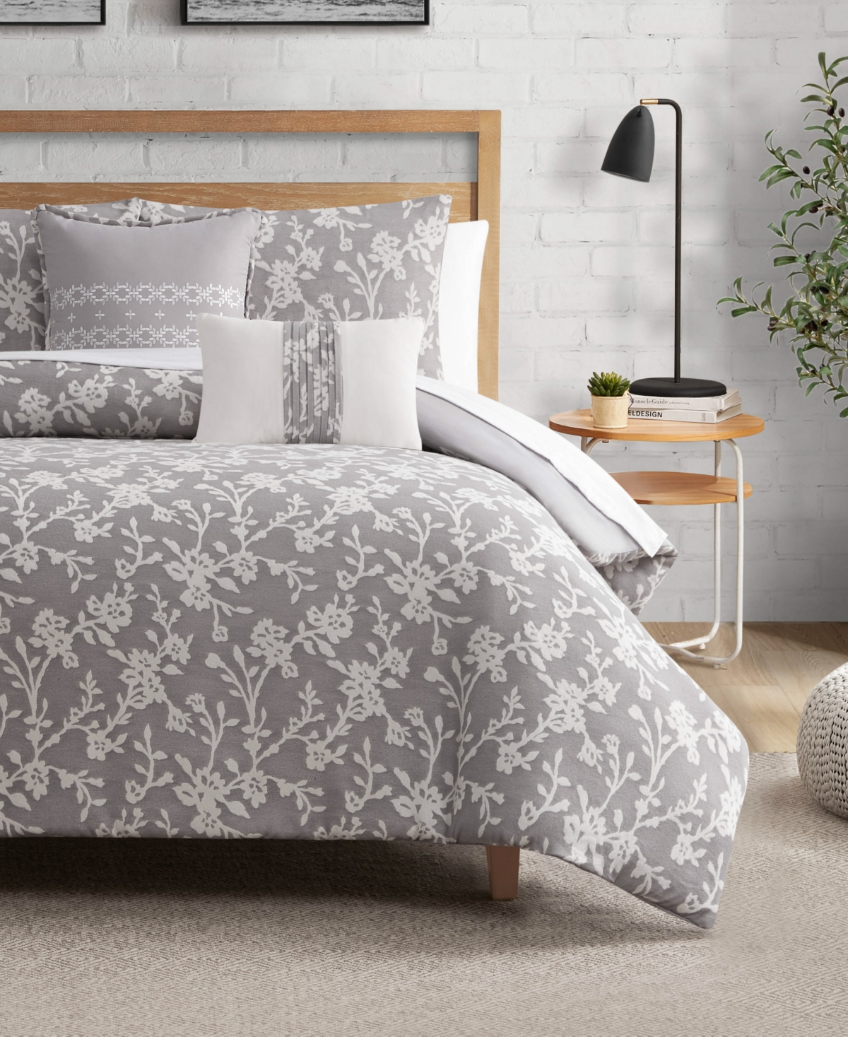 Shop Lucky Brand Fiora Floral 5-pc. Comforter Set, King