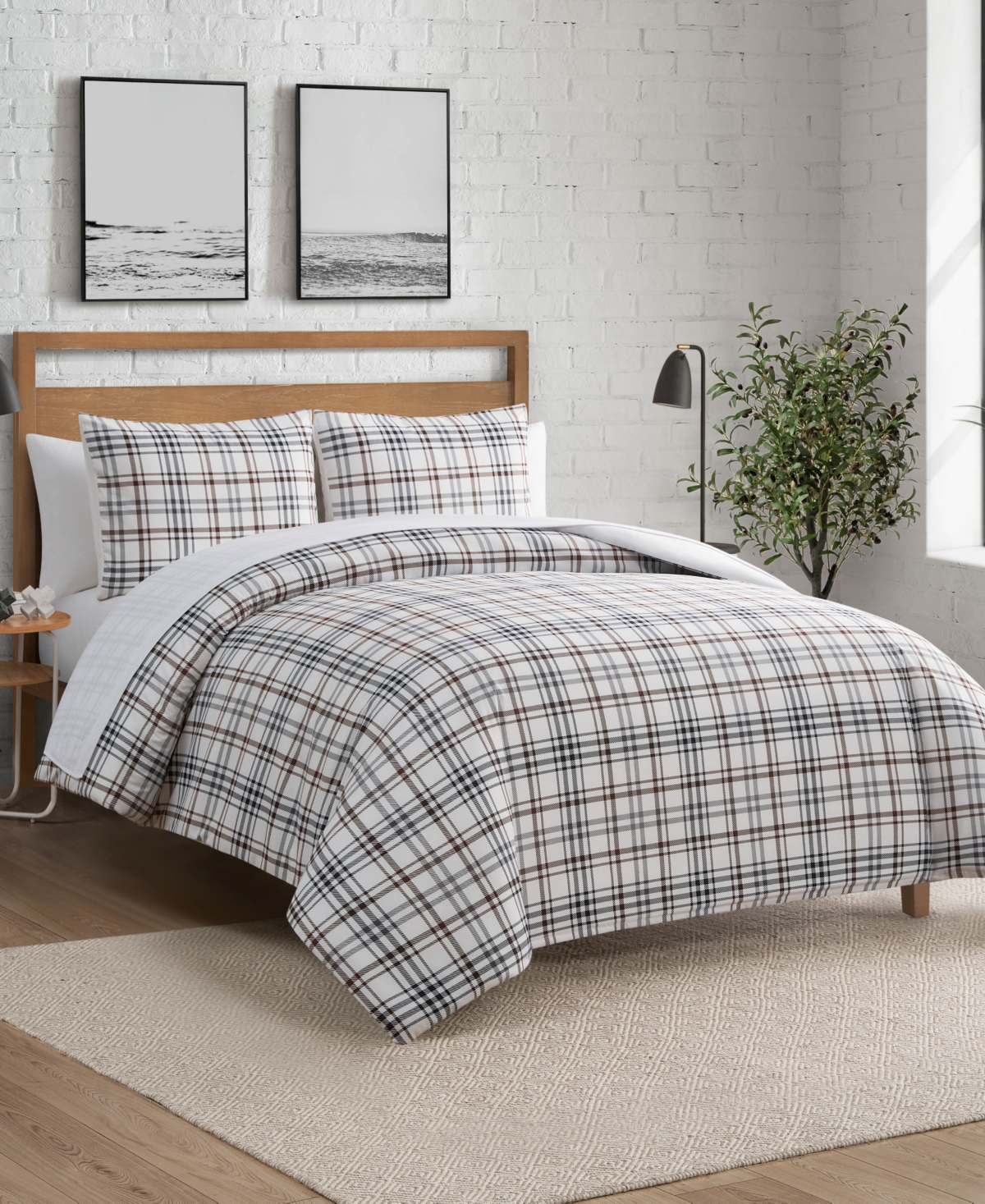 Shop Lucky Brand Camper Plaid 3-pc. Comforter Set, King