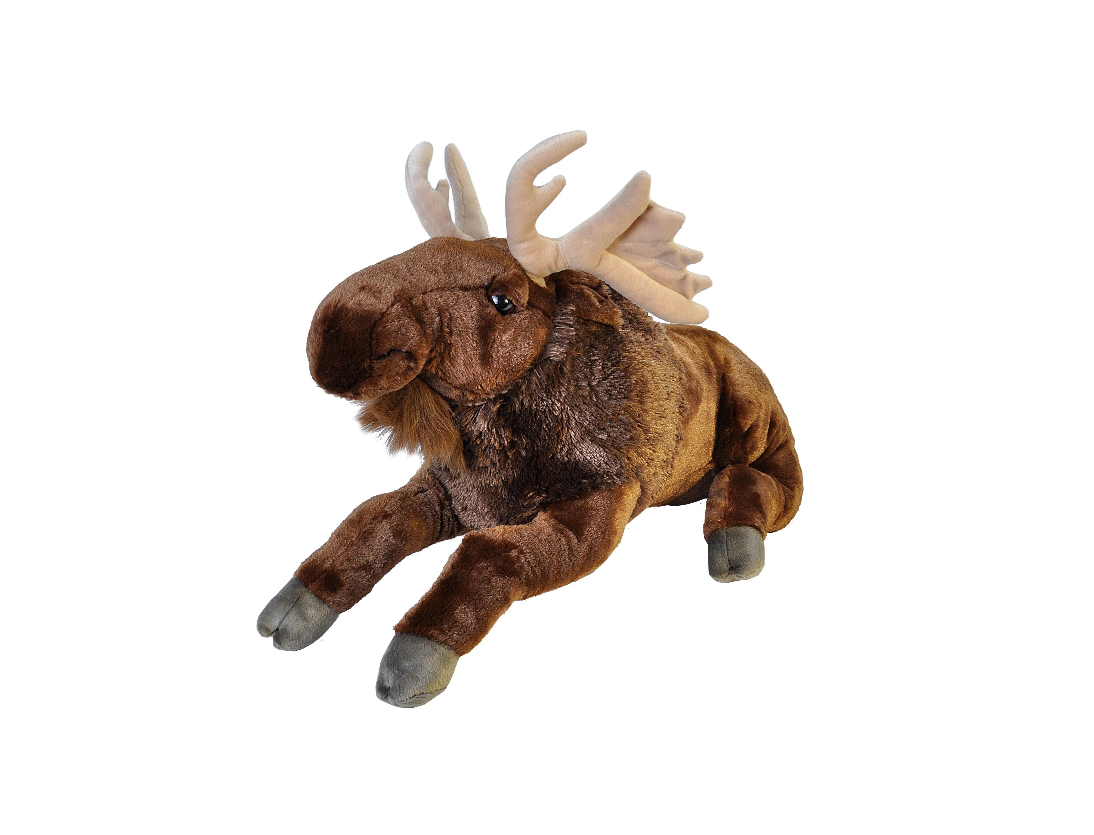 Wild Republic Cuddlekins Jumbo Moose Stuffed Animal, 30 Inches