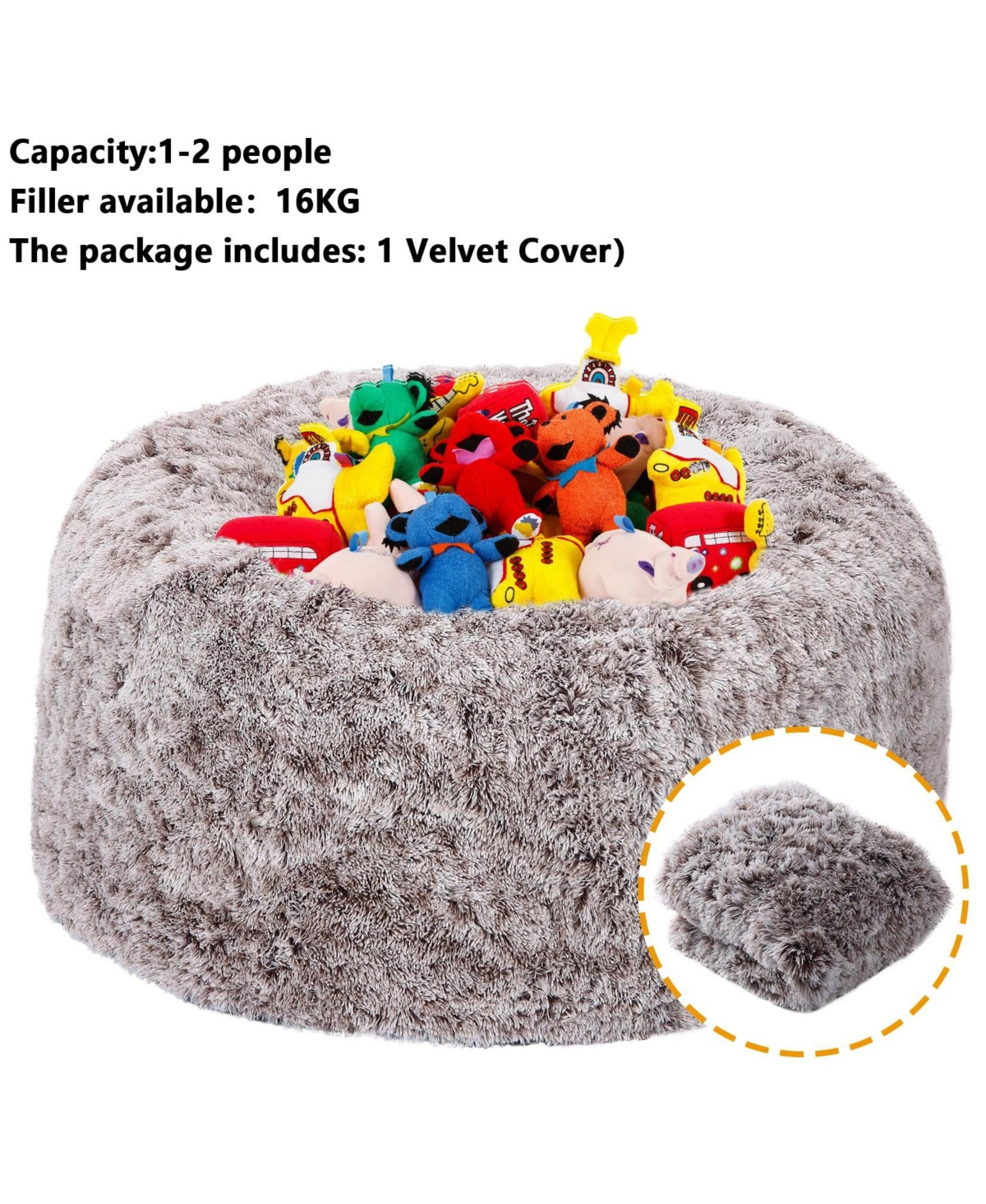 gaomon Bean Bag Chair Cover (No Filler