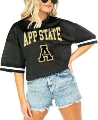 Gameday Couture Womens Black Appalachian State Mountaineers Game Face Fashion Jersey 9590₽