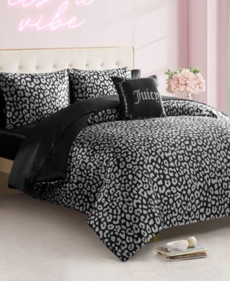 Satin Leopard 6-Pc. Comforter Set, Twin