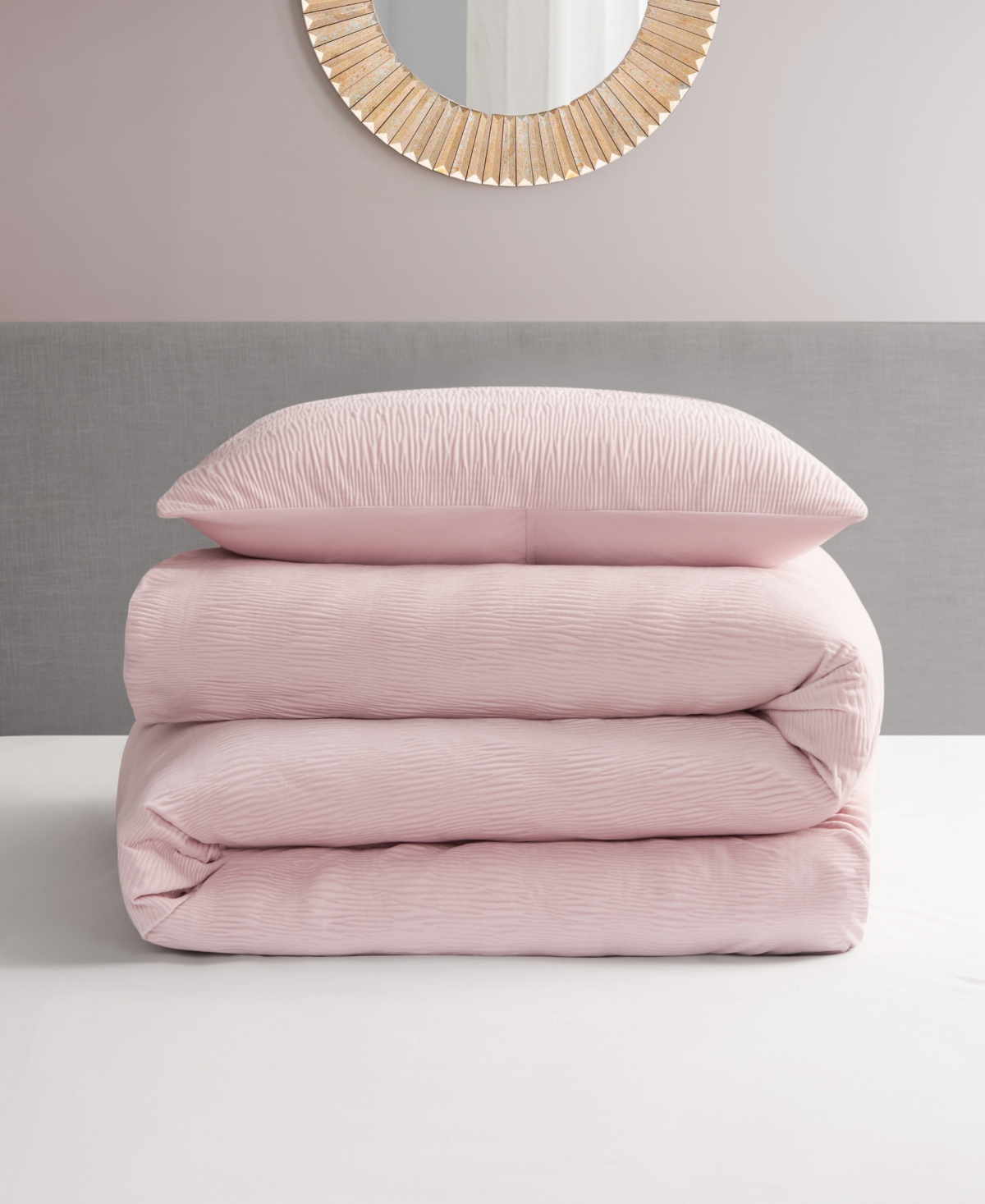 Juicy Couture Crinkle Velvet 2-pc. Comforter Sets, Twin/twin Xl In Lotus Pink