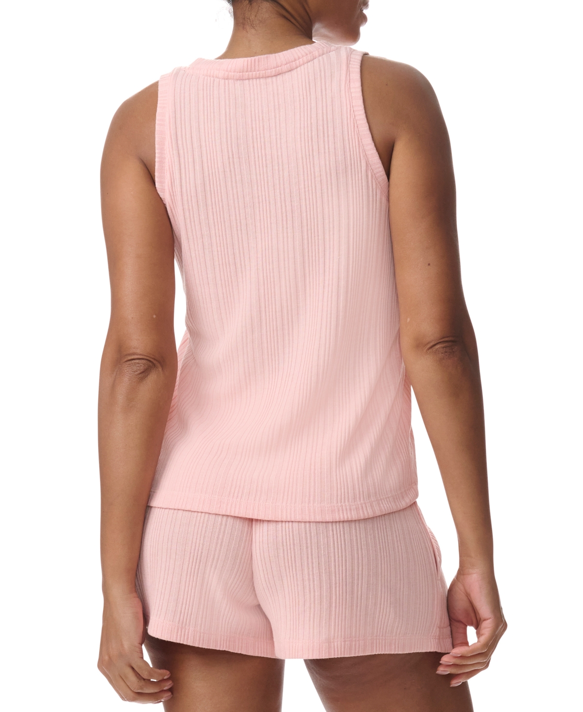 Shop Tommy Hilfiger Women's 2-pc. Th V-neck Top & Boxer Shorts Pajama Set In Peachskin