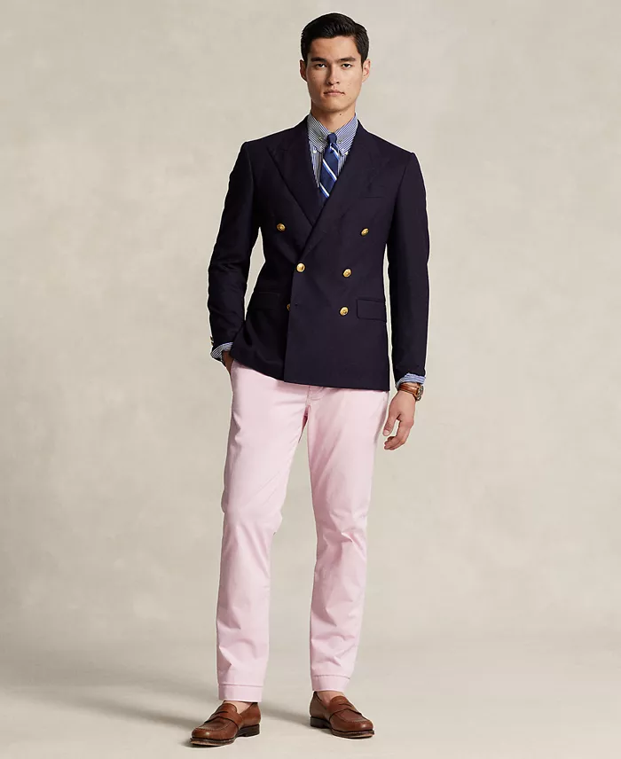 Men's Straight-Fit Washed Stretch Chino Pants - thumbnail 5