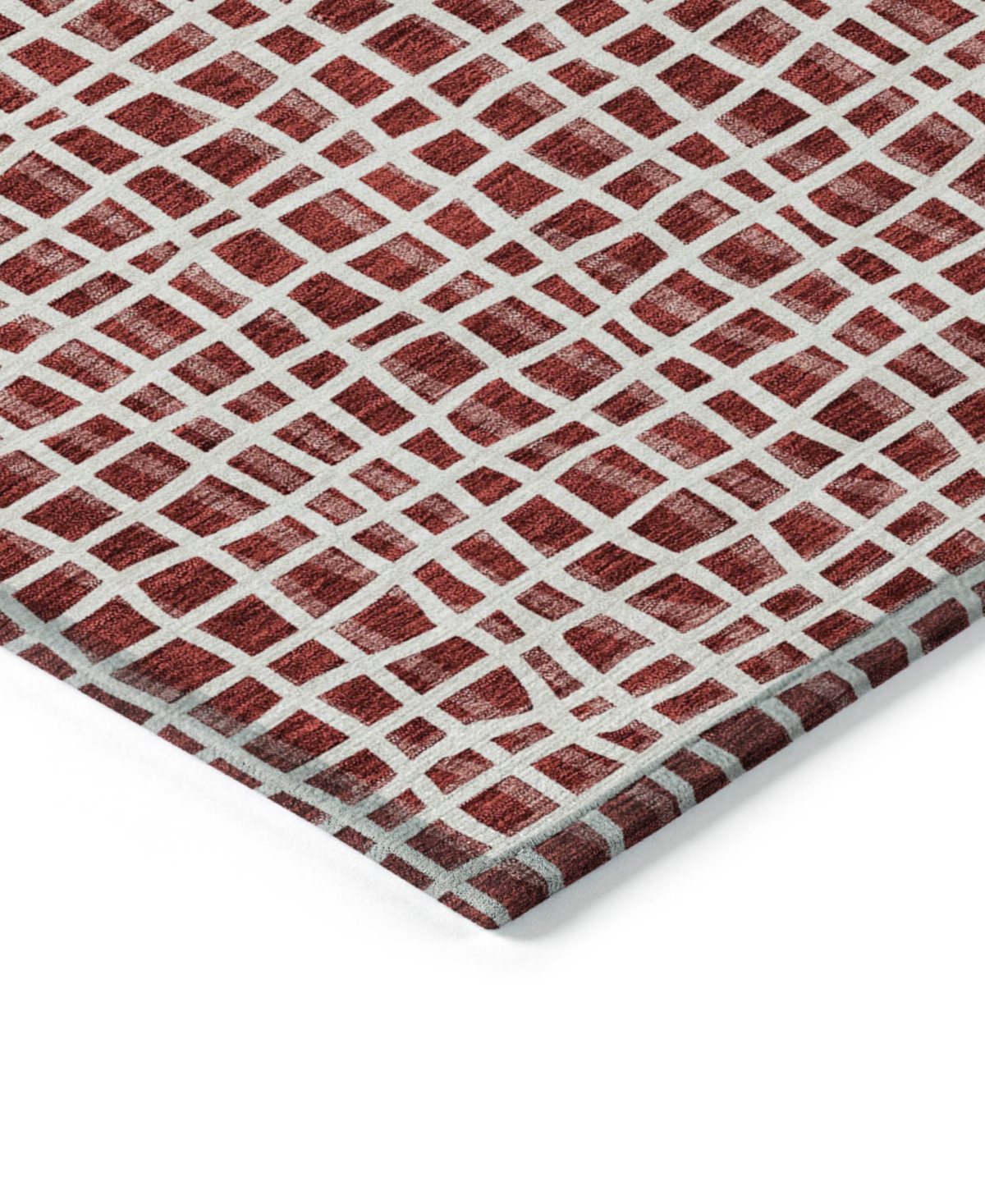 Addison Chantille Acn729 8'x10' Area Rug In Burgundy