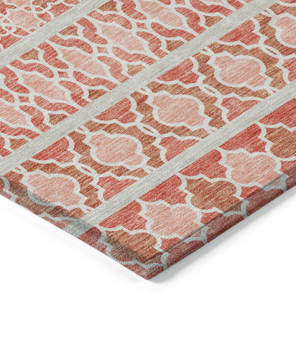 Addison Chantille Acn726 9'x12' Area Rug In Salmon