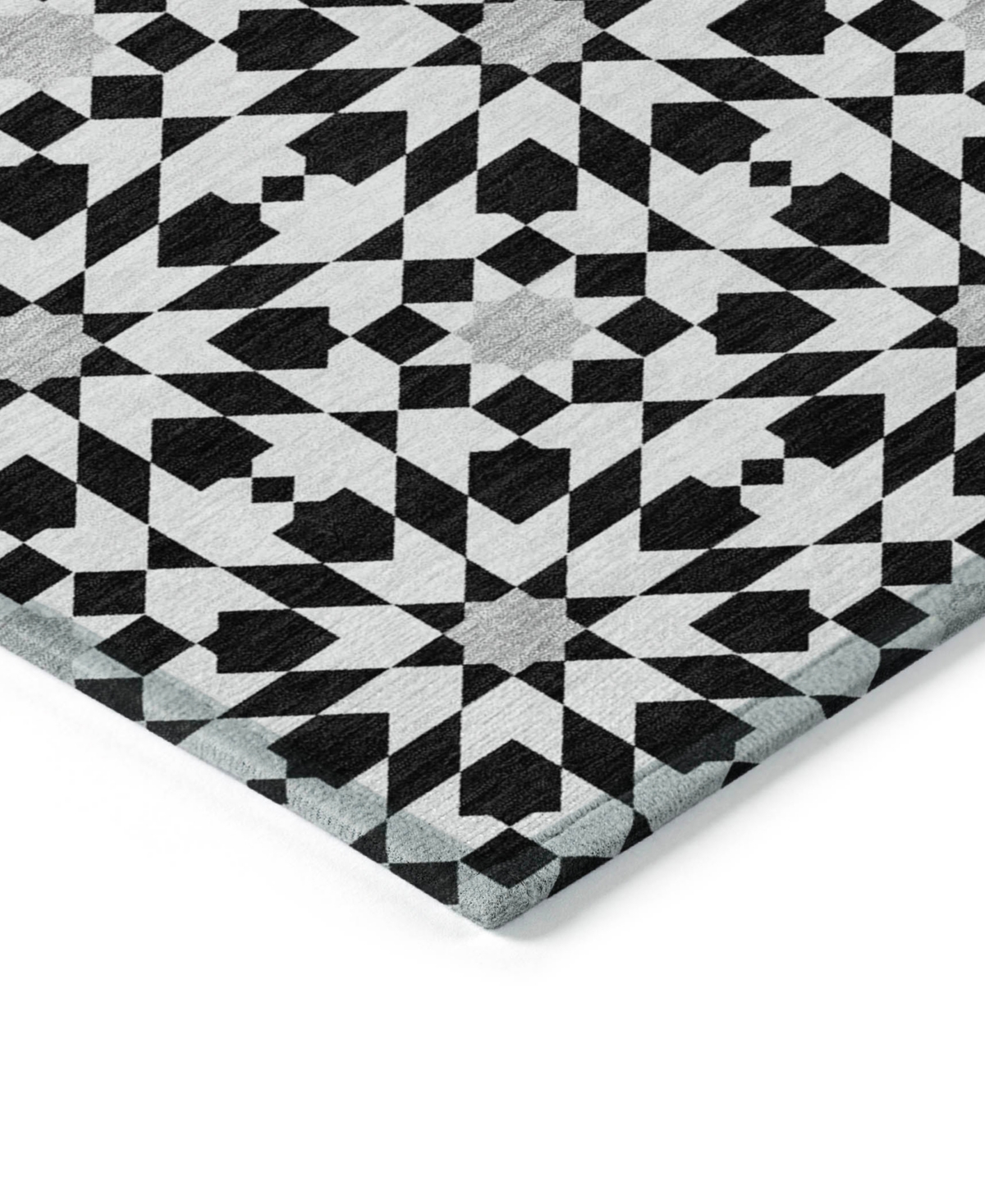 Addison Chantille Machine Washable Acn734 3'x5' Area Rug In Black