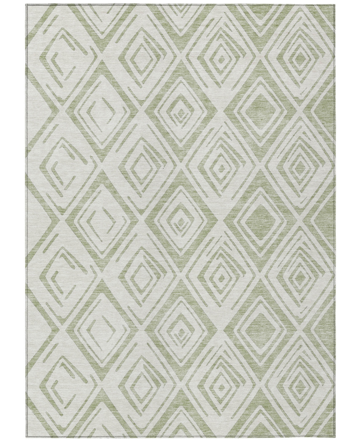 Addison Chantille Acn737 5'x7'6" Area Rug In Sage