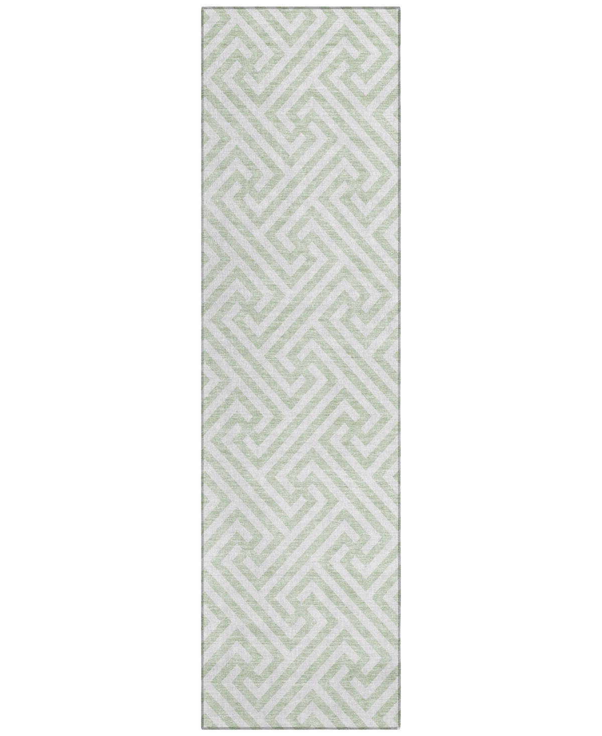 Addison Chantille Acn731 2'3"x7'6" Runner Area Rug In Mint