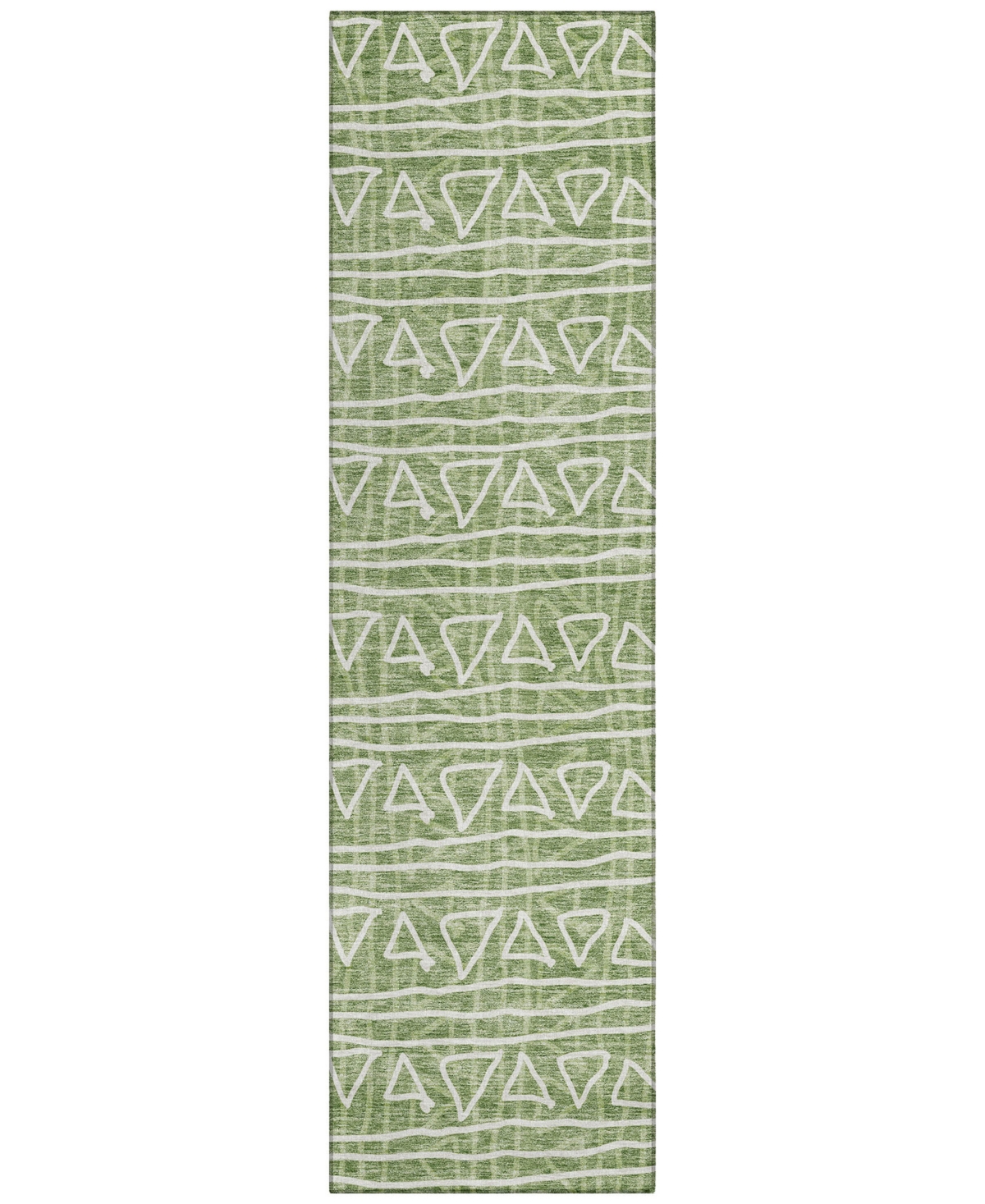 Addison Chantille Acn730 2'3"x7'6" Runner Area Rug In Green