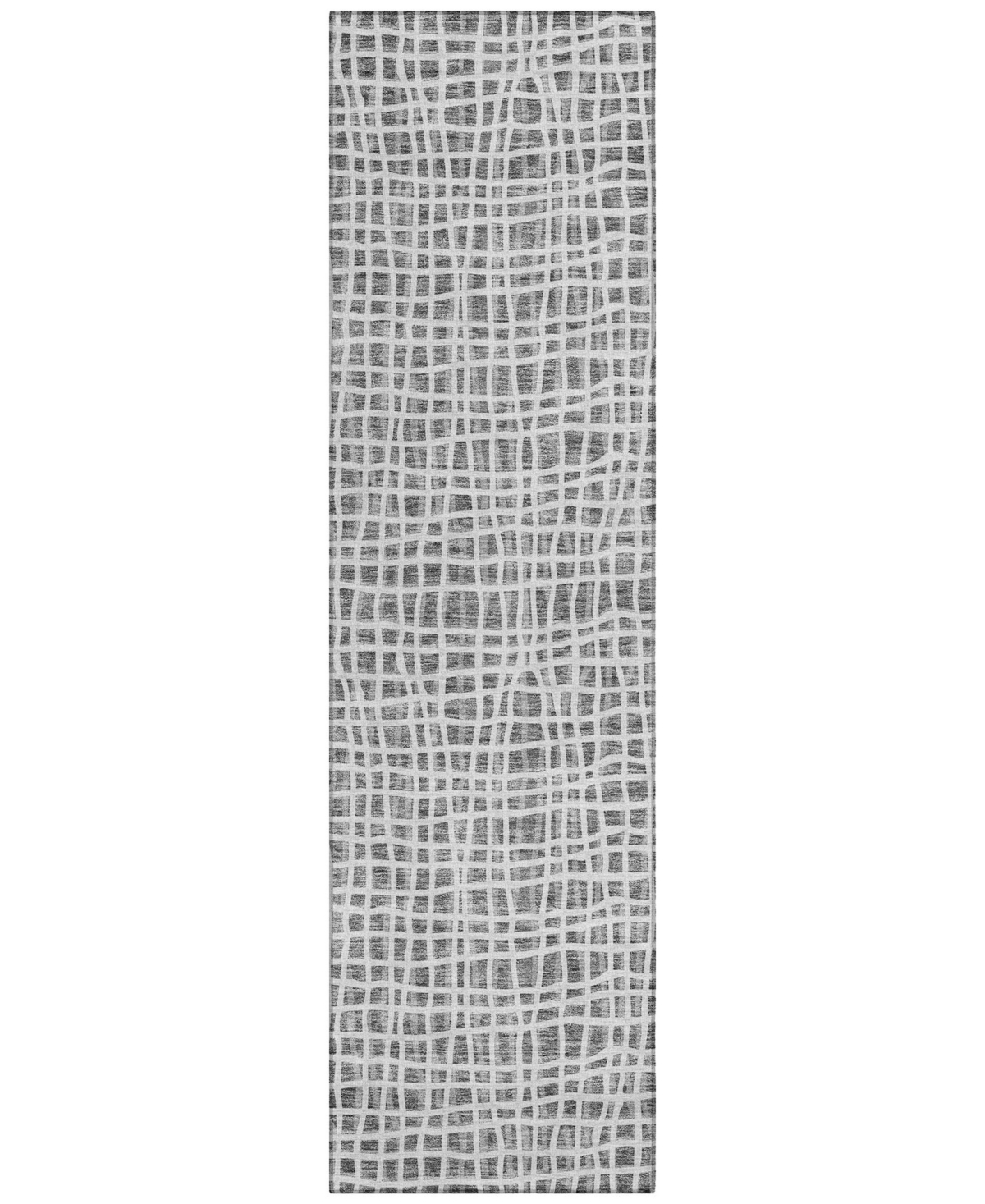 Addison Chantille Acn729 2'3"x7'6" Runner Area Rug In Gray