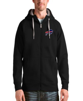 Antigua Mens Black Buffalo Bills Victory Full-Zip Hoodie 12990₽